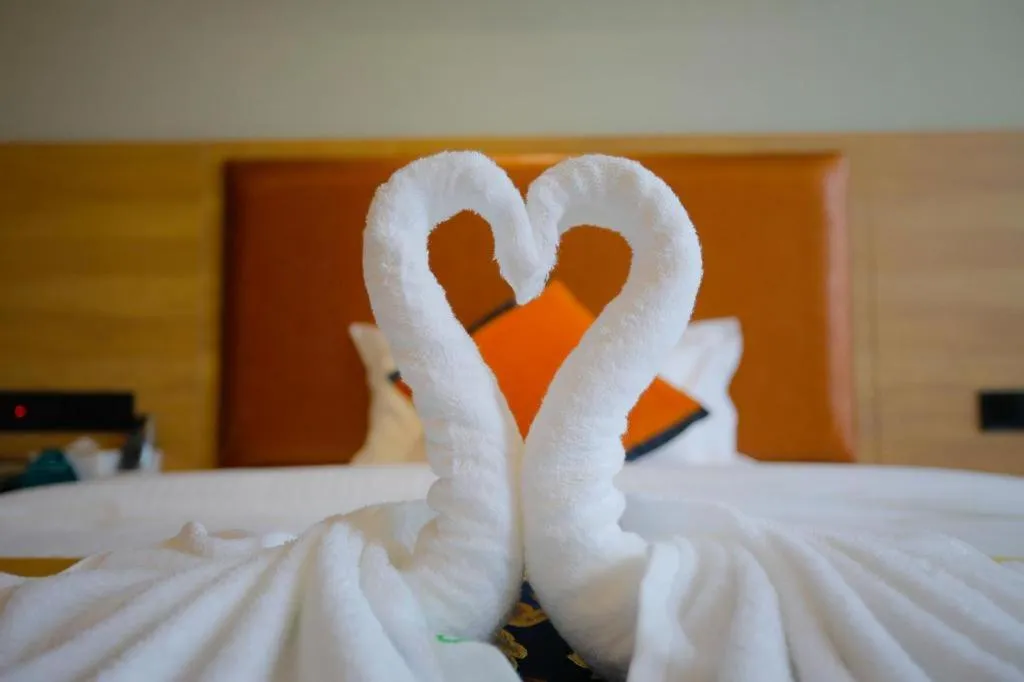 Bed in Green Tree Inn Express Tangshan Yueting County Bus Station