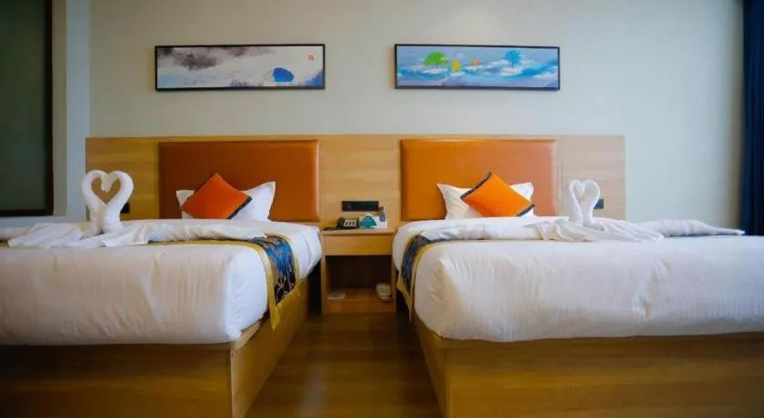 Bed in Green Tree Inn Express Tangshan Yueting County Bus Station