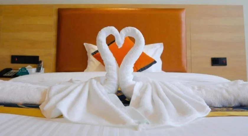 Bed in Green Tree Inn Express Tangshan Yueting County Bus Station