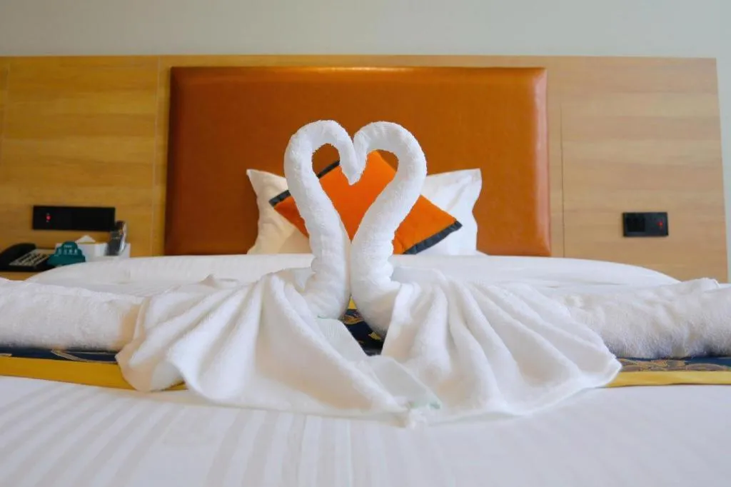 Bed in Green Tree Inn Express Tangshan Yueting County Bus Station