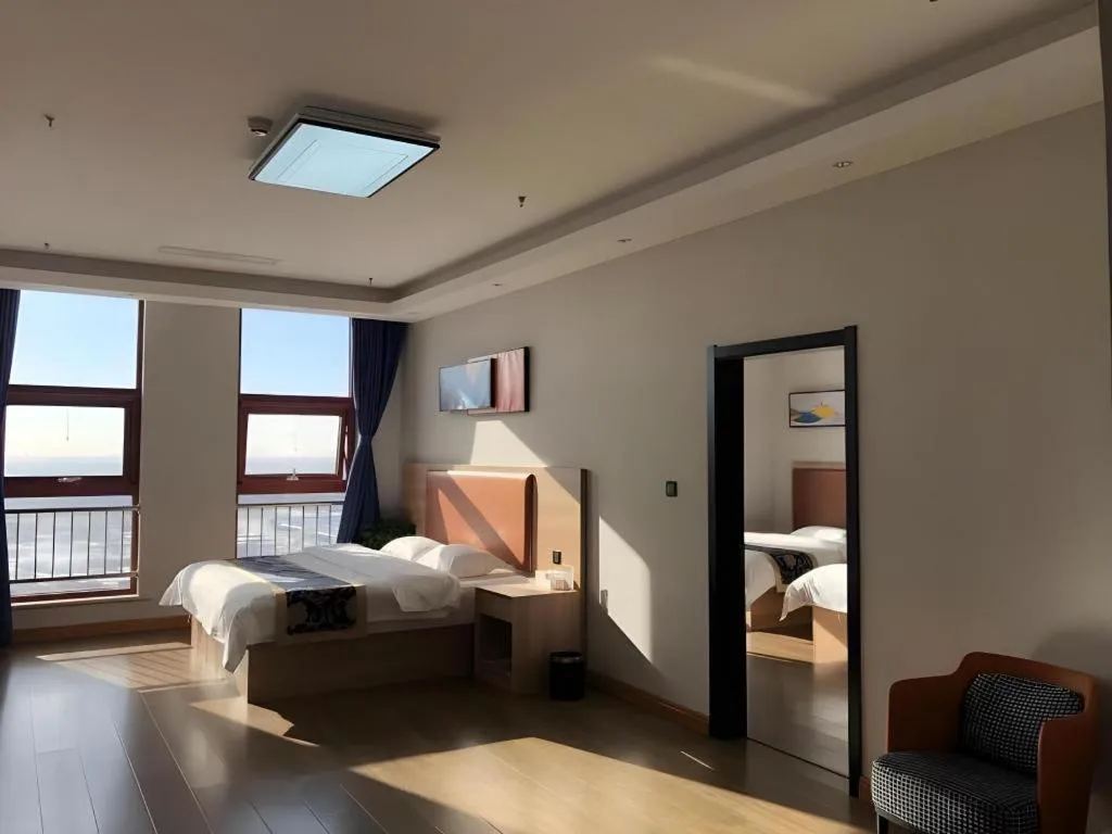 Bed in Green Tree Inn Express Tangshan Yueting County Bus Station