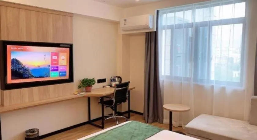 Bed in Green Tree Inn Huangshan Yi County Xidi Hongcun