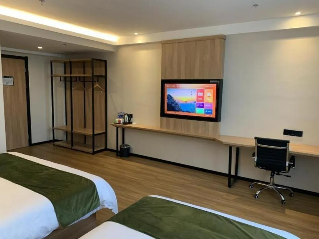 Bed in Green Tree Inn Huangshan Yi County Xidi Hongcun