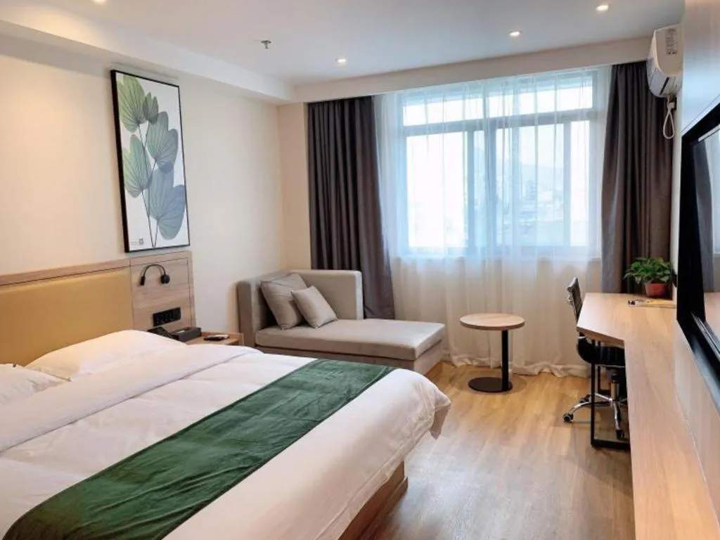 Bed in Green Tree Inn Huangshan Yi County Xidi Hongcun