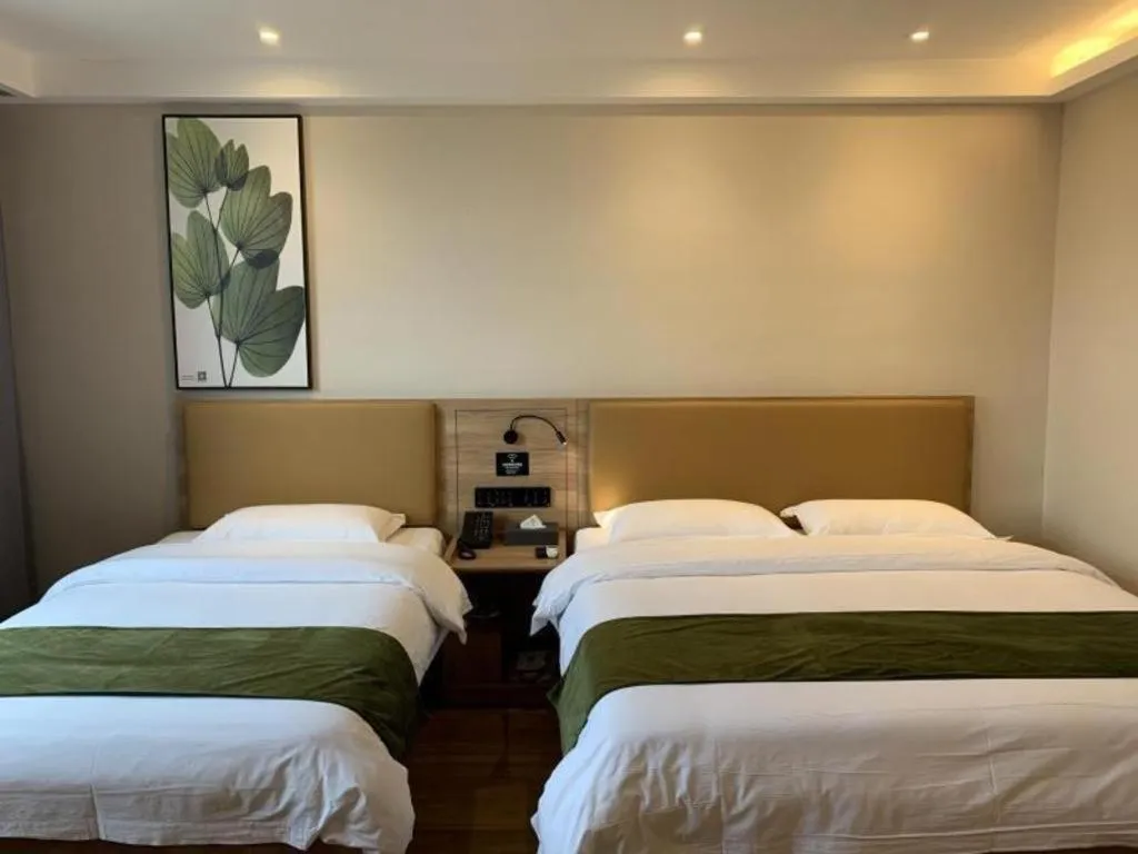 Bed in Green Tree Inn Huangshan Yi County Xidi Hongcun