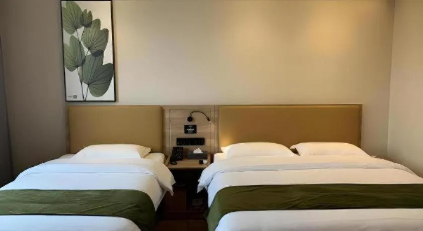 Bed in Green Tree Inn Huangshan Yi County Xidi Hongcun
