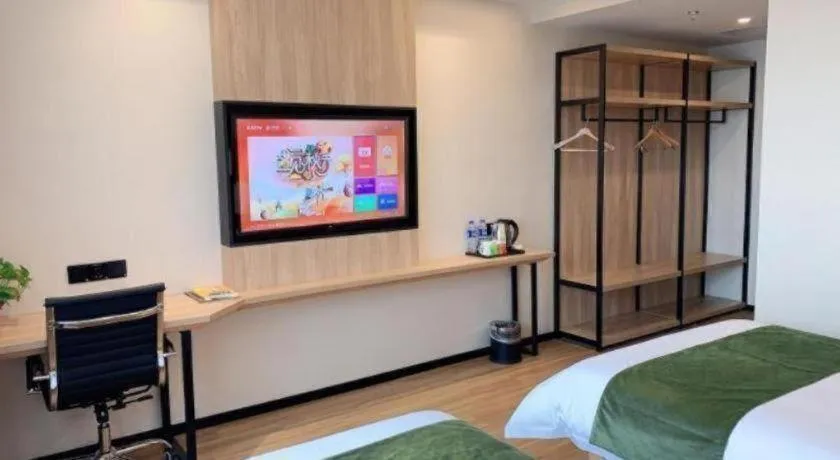 Bed in Green Tree Inn Huangshan Yi County Xidi Hongcun