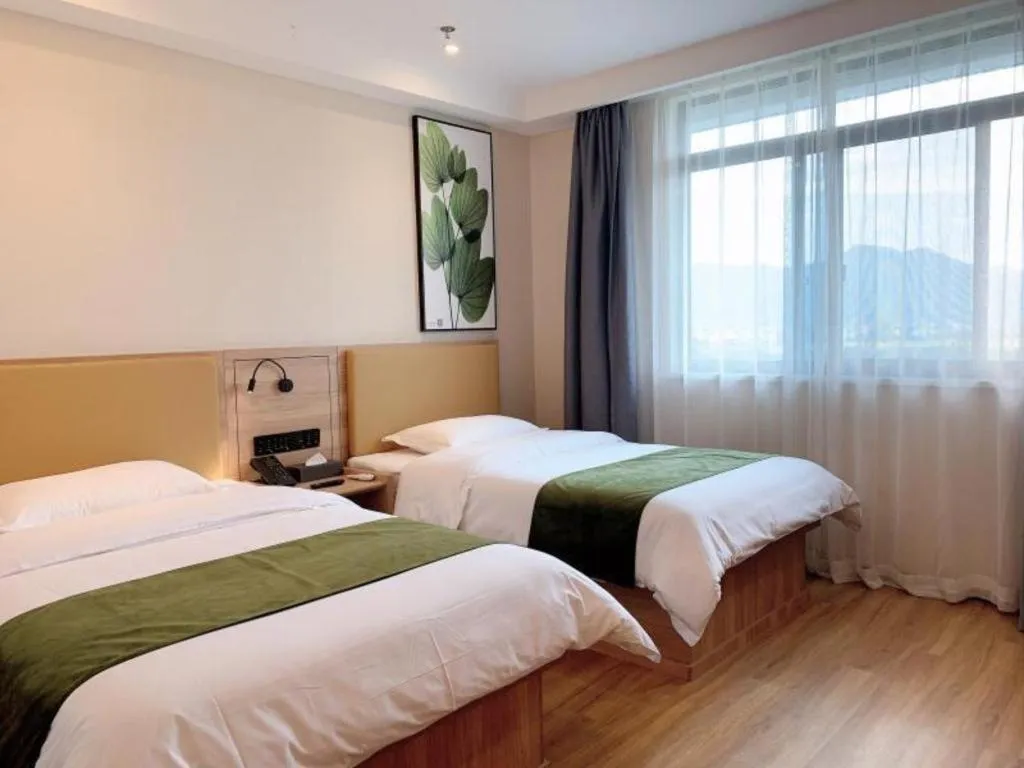 Bed in Green Tree Inn Huangshan Yi County Xidi Hongcun