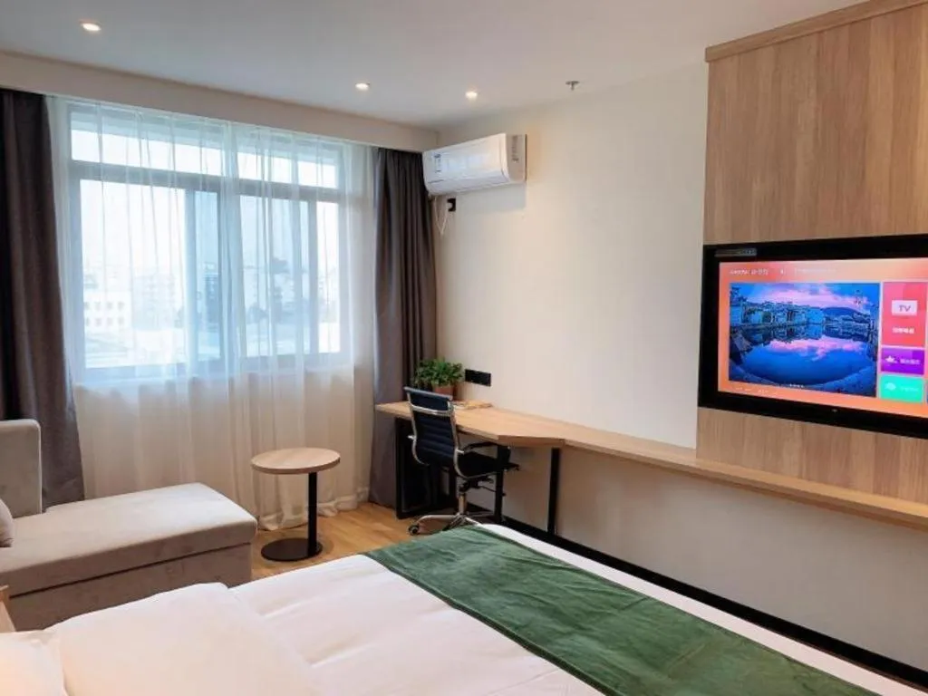 Bed in Green Tree Inn Huangshan Yi County Xidi Hongcun