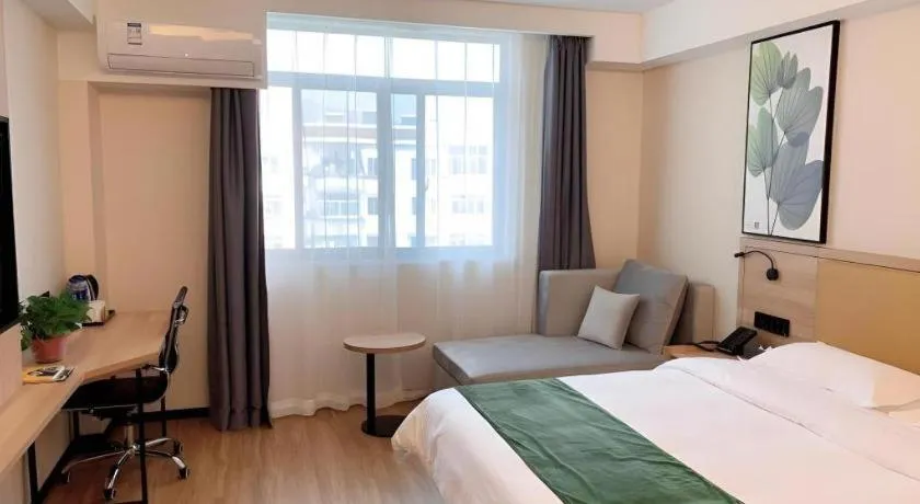 Bed in Green Tree Inn Huangshan Yi County Xidi Hongcun