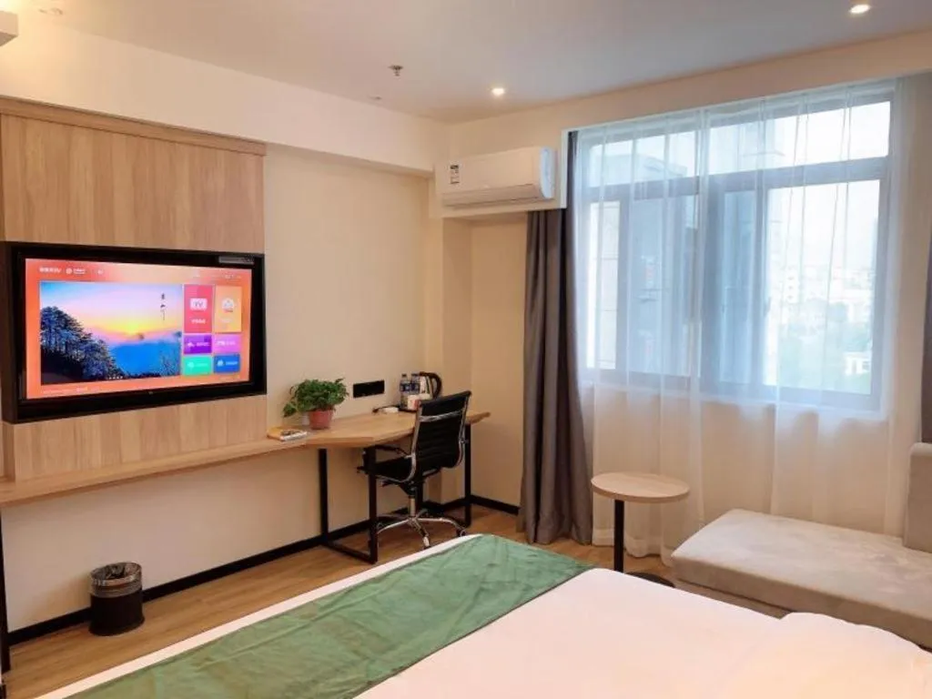 Bed in Green Tree Inn Huangshan Yi County Xidi Hongcun