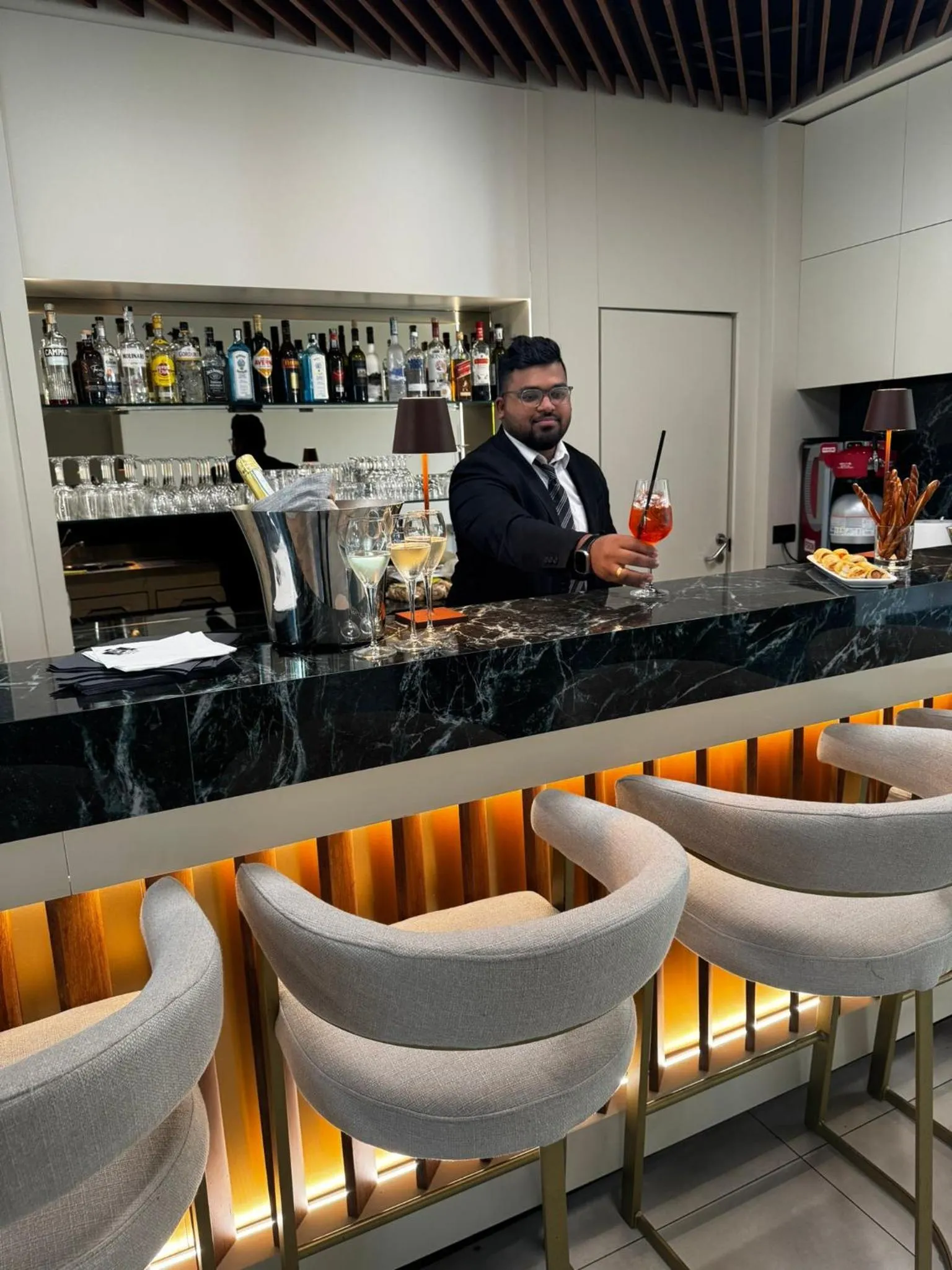 Lounge or bar in Acca Sporting Milano - AA Hotels