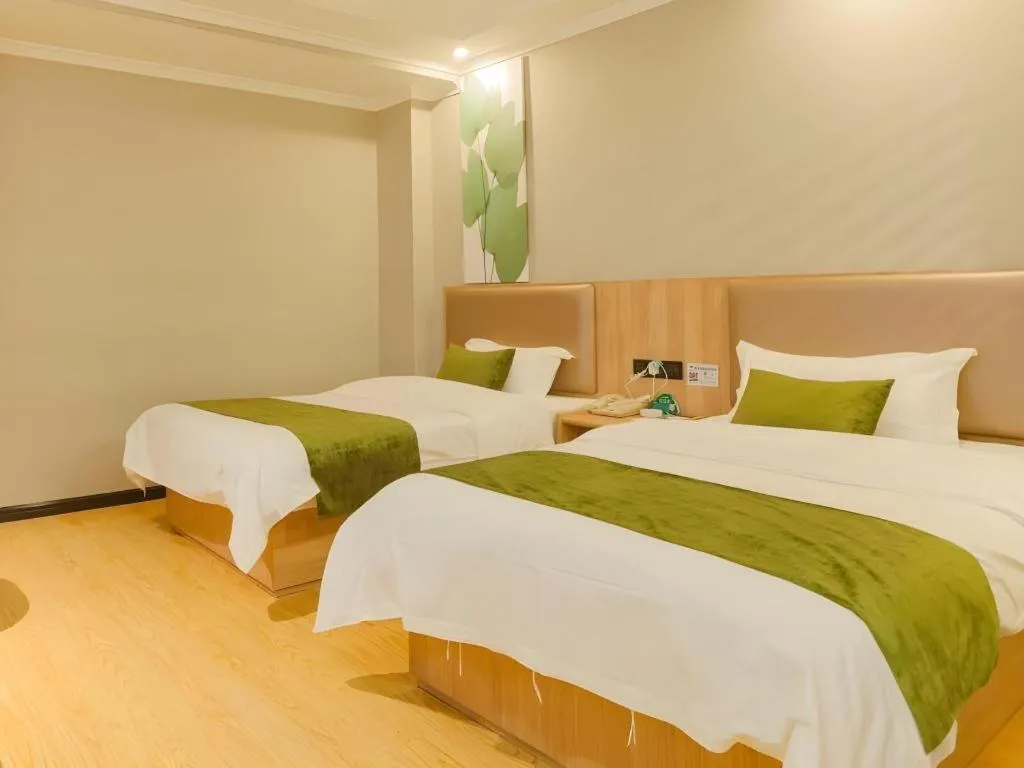 Bed in Green Tree Inn Express Hefei Yungu Road Linhu Community