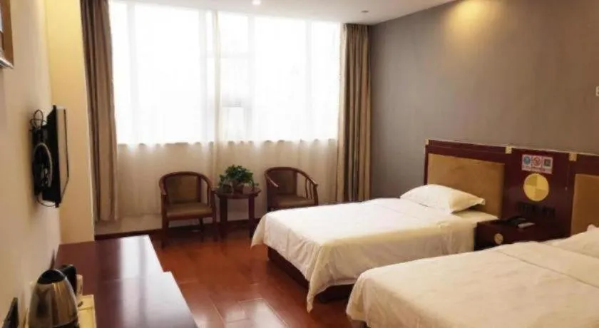 Bed in Shell Hotel Liaocheng Dongchang Xi Road Railway Station