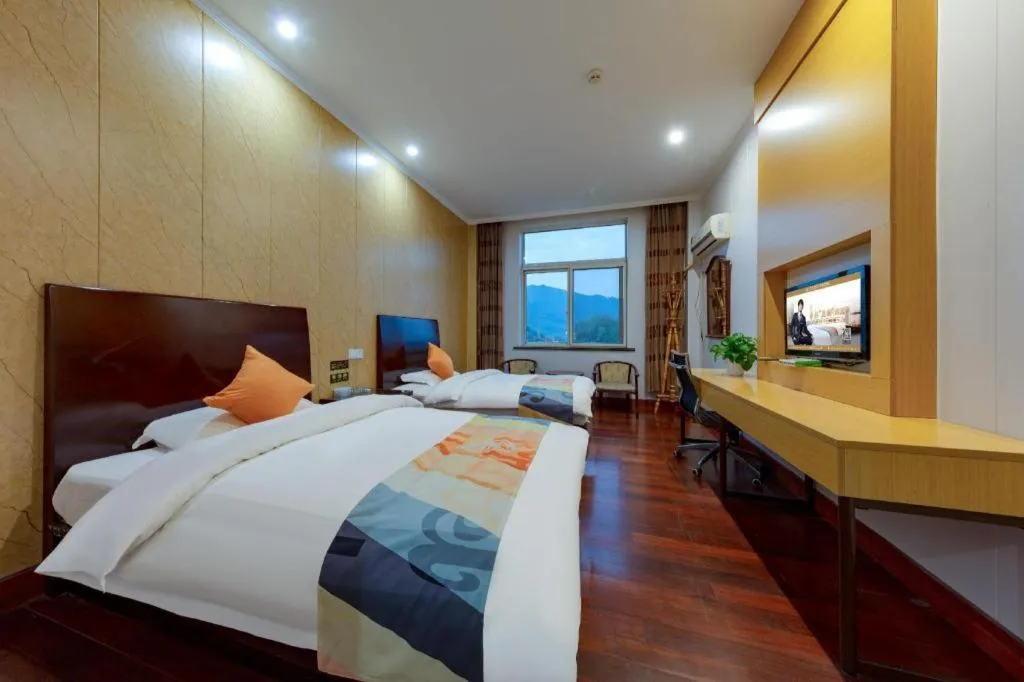 Bed in Shell Hotel Zhejiang Cixi Longshan Town