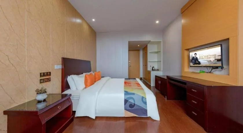 Bed in Shell Hotel Zhejiang Cixi Longshan Town