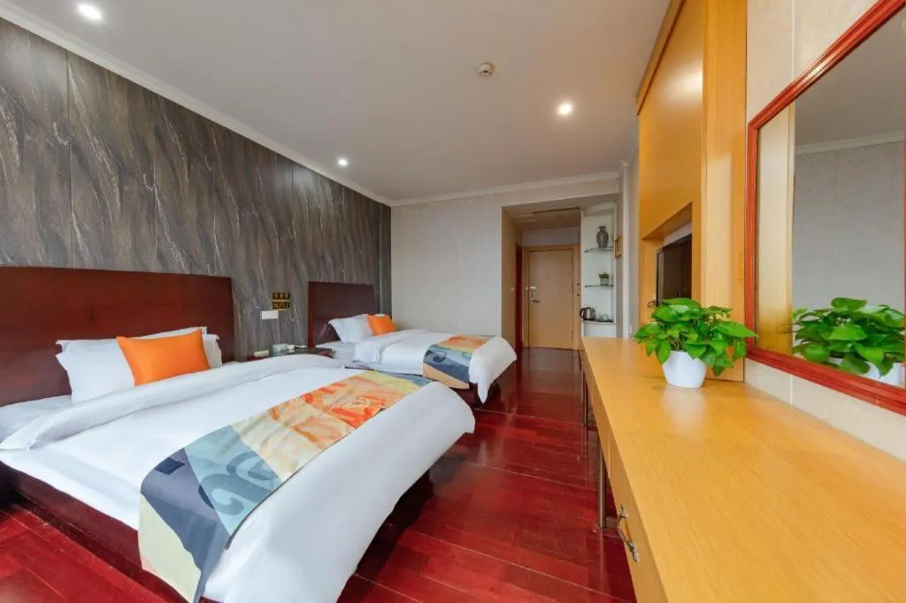 Bed in Shell Hotel Zhejiang Cixi Longshan Town