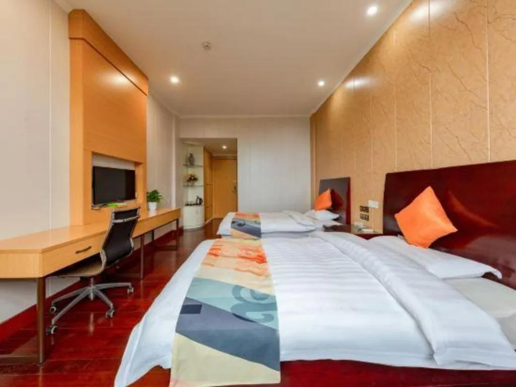 Bed in Shell Hotel Zhejiang Cixi Longshan Town