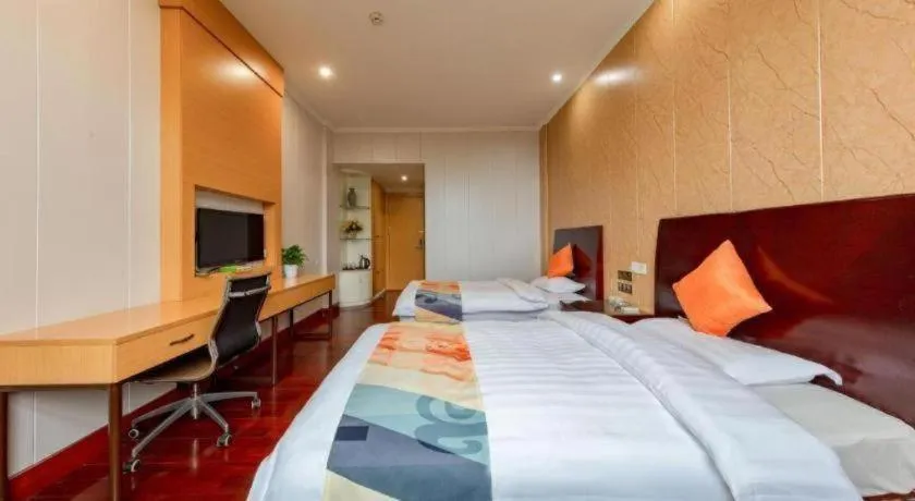 Bed in Shell Hotel Zhejiang Cixi Longshan Town