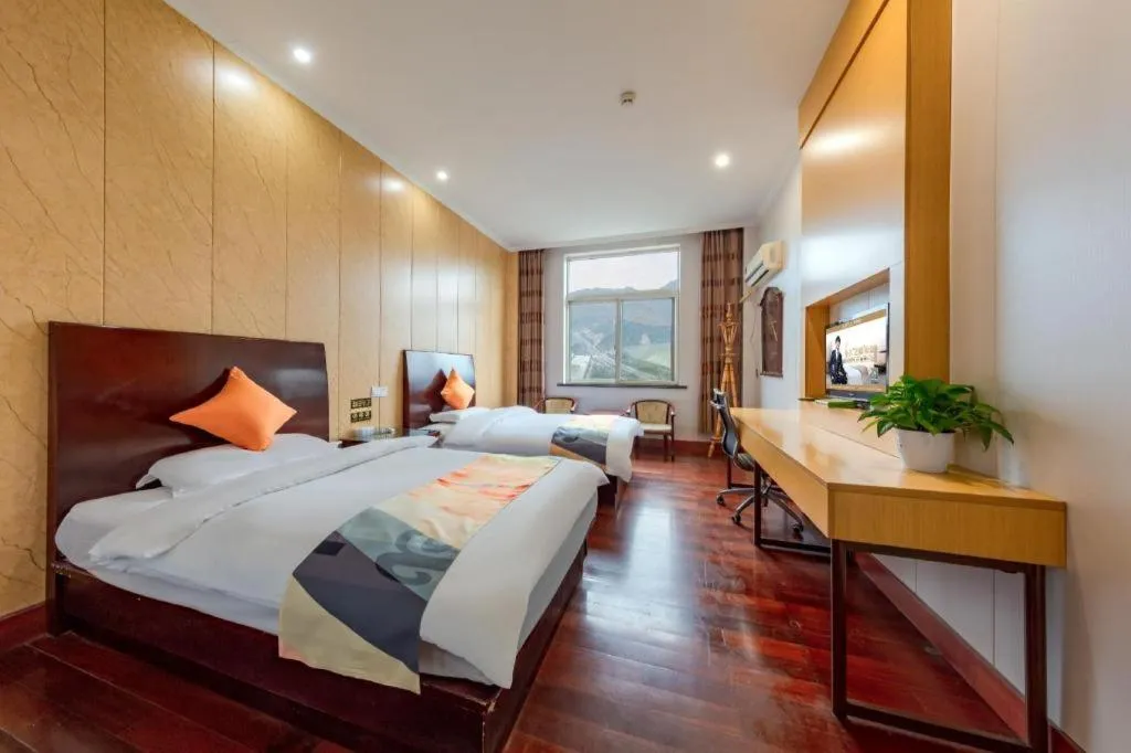 Bed in Shell Hotel Zhejiang Cixi Longshan Town