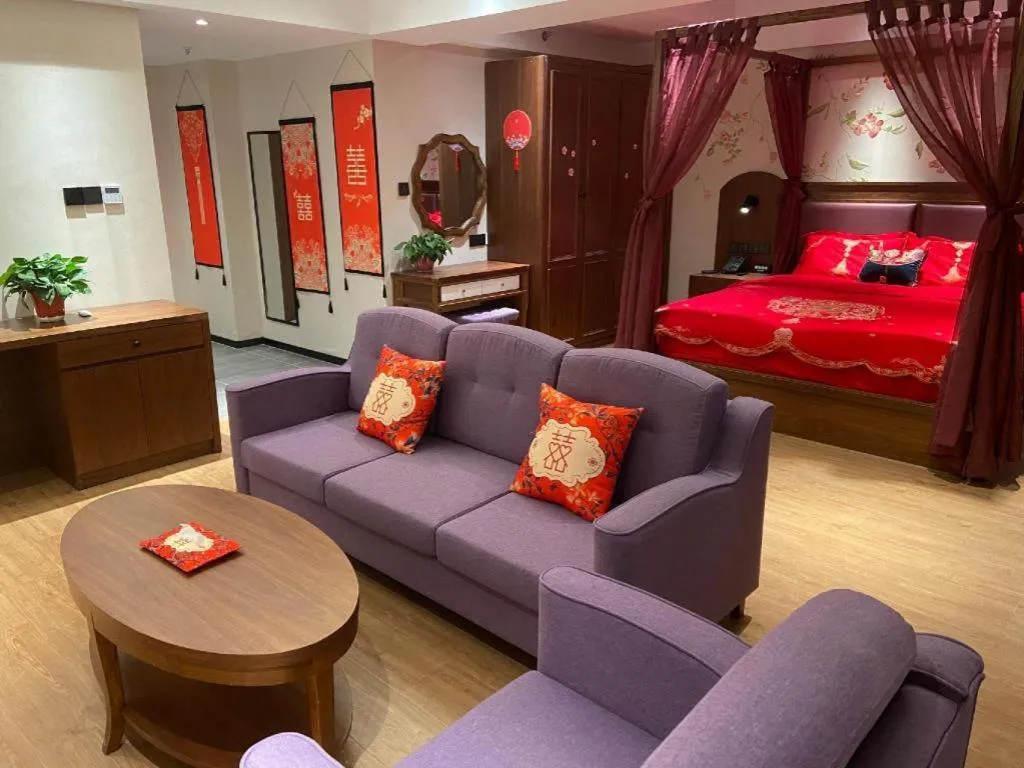 Bed in GreenTree Inn Luoyang Railway Station Wangfujing Wangcheng Park