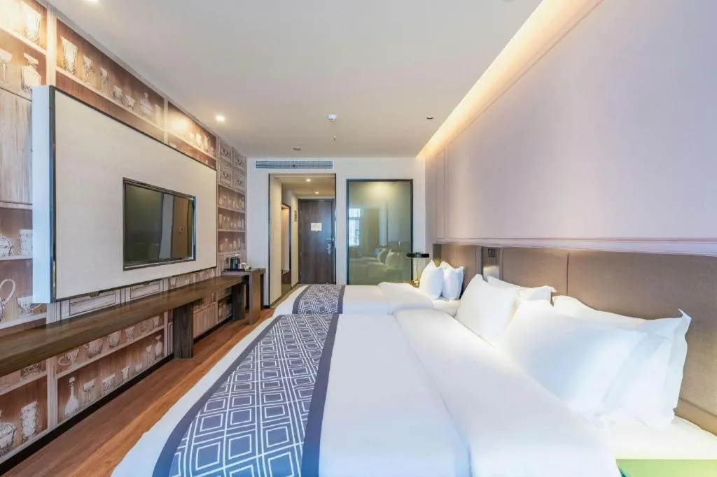 Bed in GEM Hotel Anqing Wangjiang County Economic Development Zone Fengqi Road