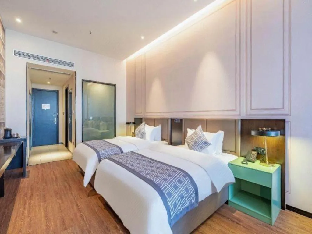 Bed in GEM Hotel Anqing Wangjiang County Economic Development Zone Fengqi Road