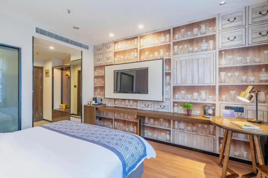 Bed in GEM Hotel Anqing Wangjiang County Economic Development Zone Fengqi Road