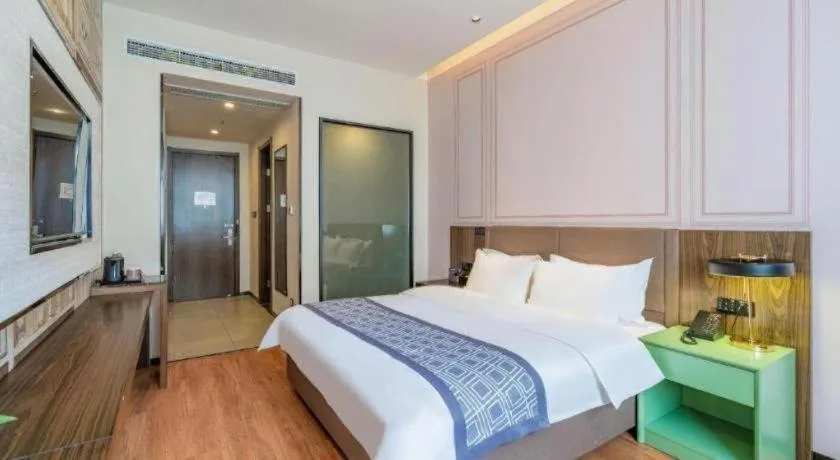 Bed in GEM Hotel Anqing Wangjiang County Economic Development Zone Fengqi Road