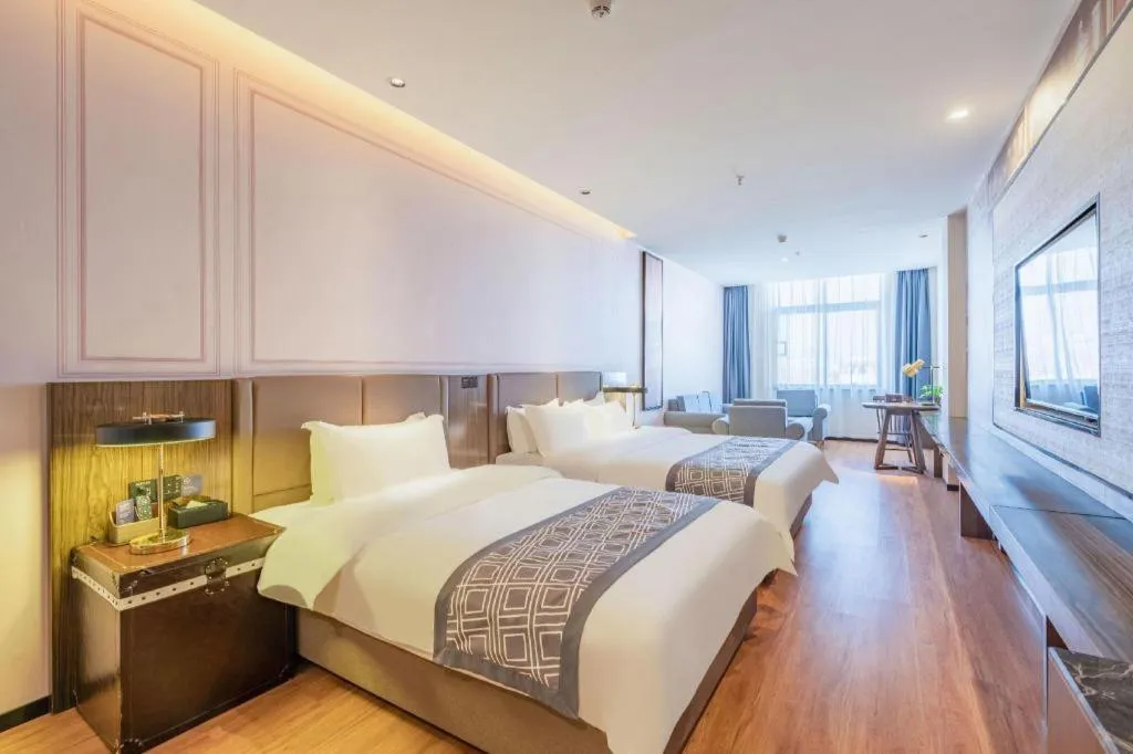 Bed in GEM Hotel Anqing Wangjiang County Economic Development Zone Fengqi Road