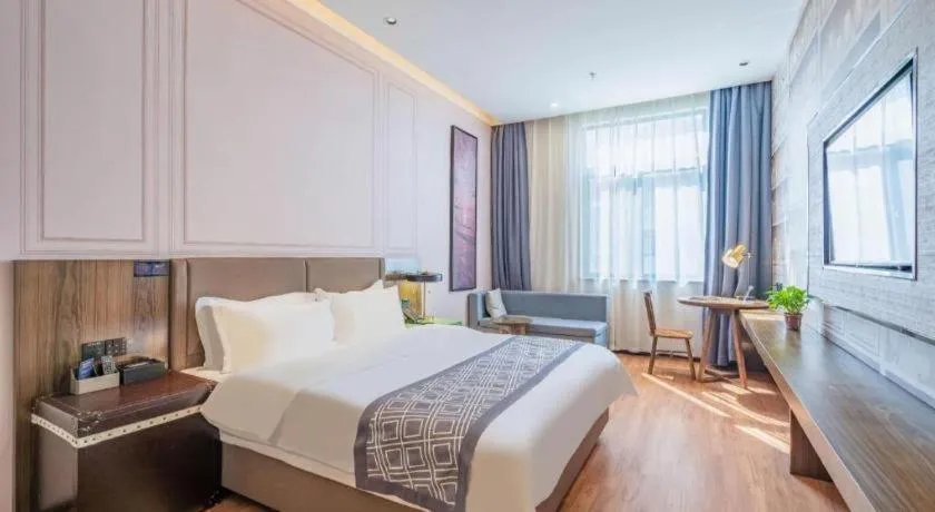 Bed in GEM Hotel Anqing Wangjiang County Economic Development Zone Fengqi Road
