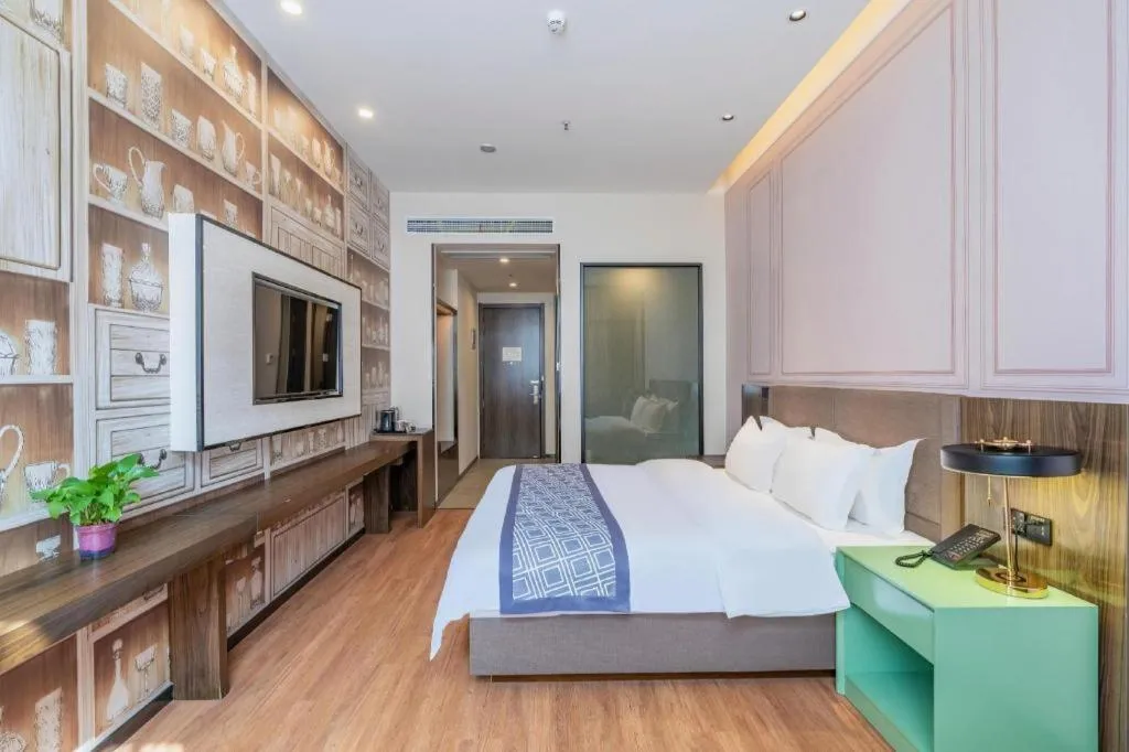 Bed in GEM Hotel Anqing Wangjiang County Economic Development Zone Fengqi Road