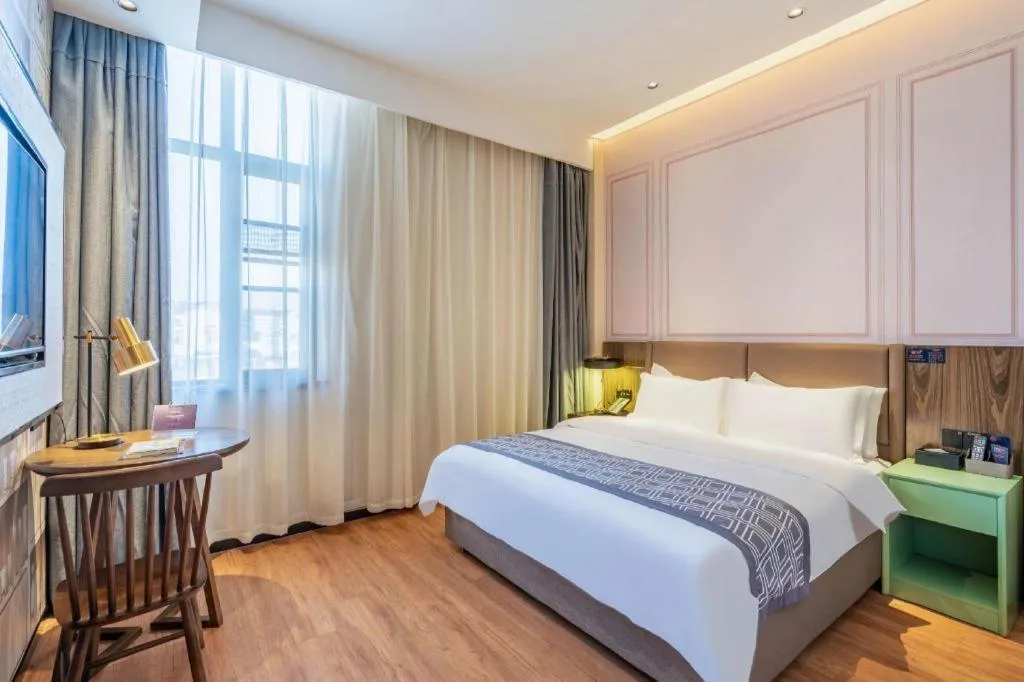 Bed in GEM Hotel Anqing Wangjiang County Economic Development Zone Fengqi Road