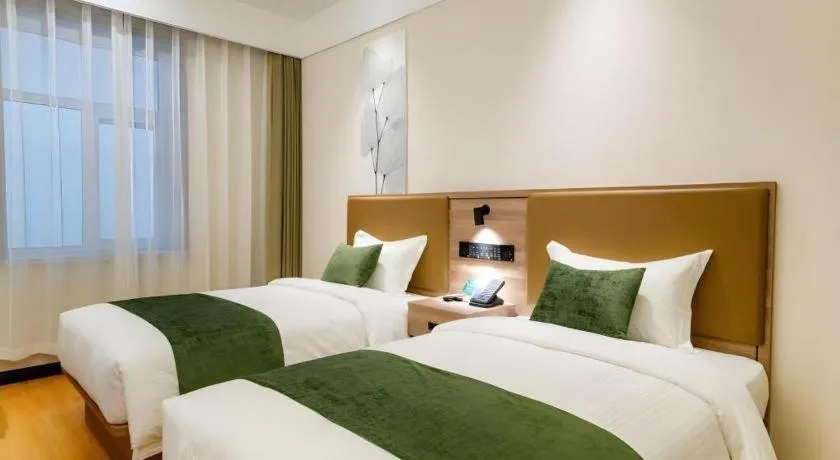 Bed in GreenTree Inn Express Hebei Tangshan Guyan District Xinguang Road