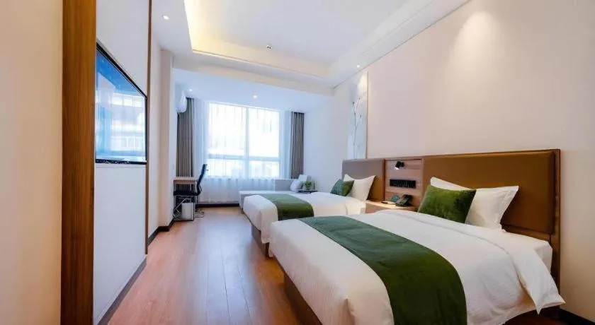 Bed in GreenTree Inn Express Hebei Tangshan Guyan District Xinguang Road