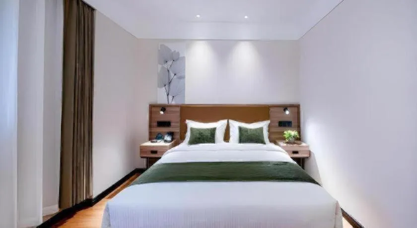 Bed in GreenTree Inn Express Hebei Tangshan Guyan District Xinguang Road