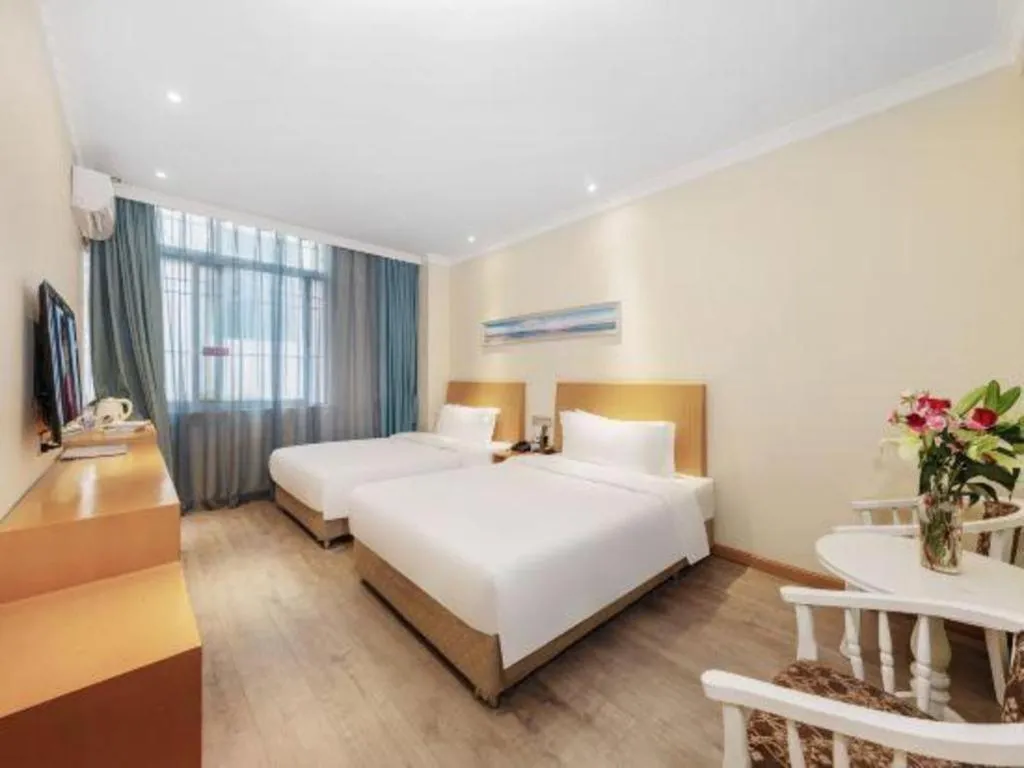 Bed in GreenTree Alliance Hotel Shenzhen Nanshan District Zhongshan Park Tongle
