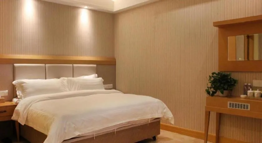Bed in GreenTree Alliance Hotel Shenzhen Futian District Xiangmi Lake Xiangmei Mountain Metro Station