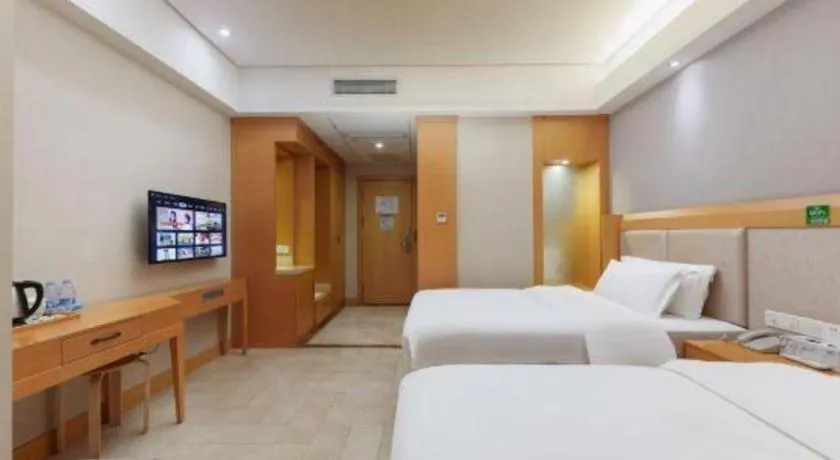 Bed in GreenTree Alliance Hotel Shenzhen Futian District Xiangmi Lake Xiangmei Mountain Metro Station