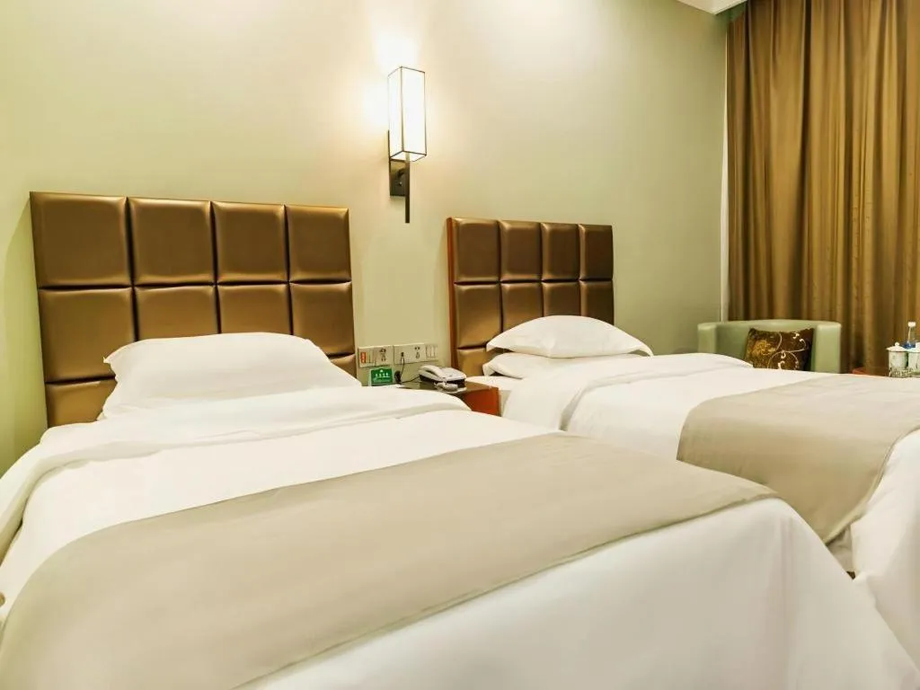 Bed in GreenTree Alliance Hotel Yancheng Engineering College Dayangwan Scenic Area