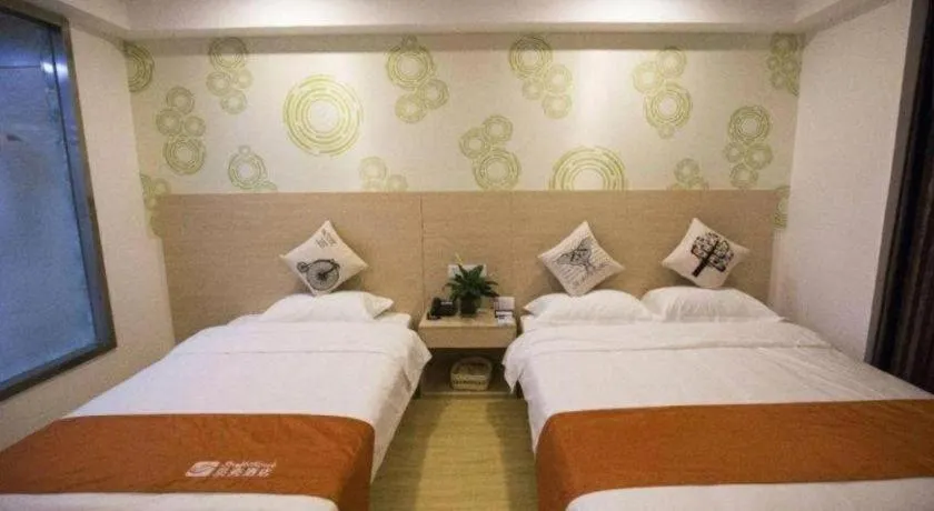 Bed in GreenTree Alliance Hotel Yancheng Engineering College Dayangwan Scenic Area