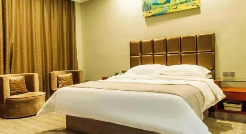 Bed in GreenTree Alliance Hotel Yancheng Engineering College Dayangwan Scenic Area