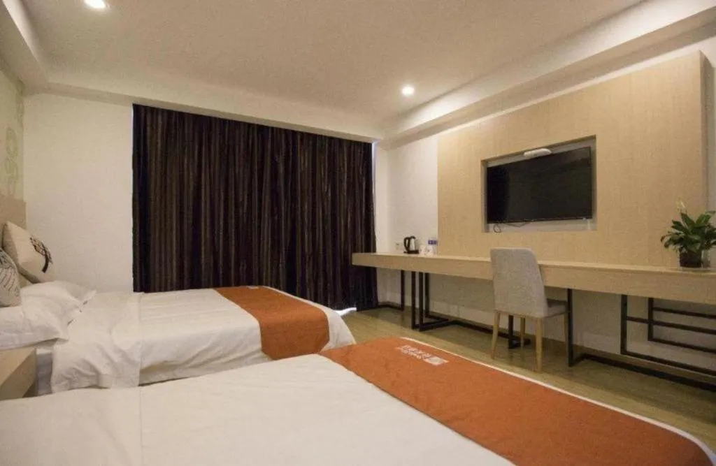 Bed in GreenTree Alliance Hotel Yancheng Engineering College Dayangwan Scenic Area