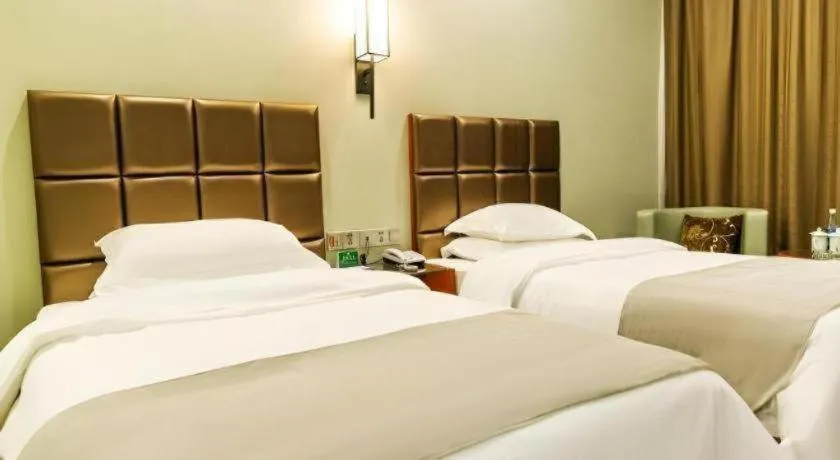 Bed in GreenTree Alliance Hotel Yancheng Engineering College Dayangwan Scenic Area