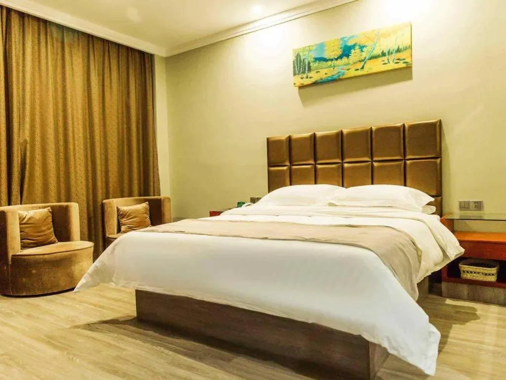 Bed in GreenTree Alliance Hotel Yancheng Engineering College Dayangwan Scenic Area