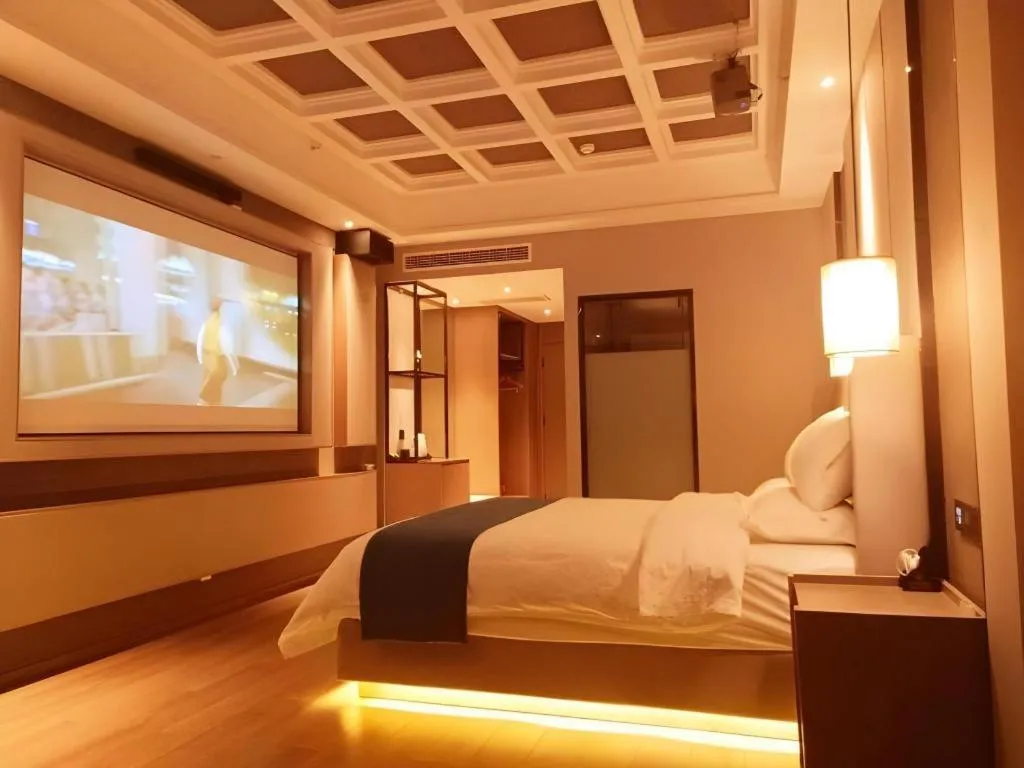 Bed in GreenTree Eastern Hotel Changge Yiwu City