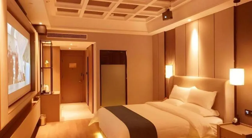 Bed in GreenTree Eastern Hotel Changge Yiwu City