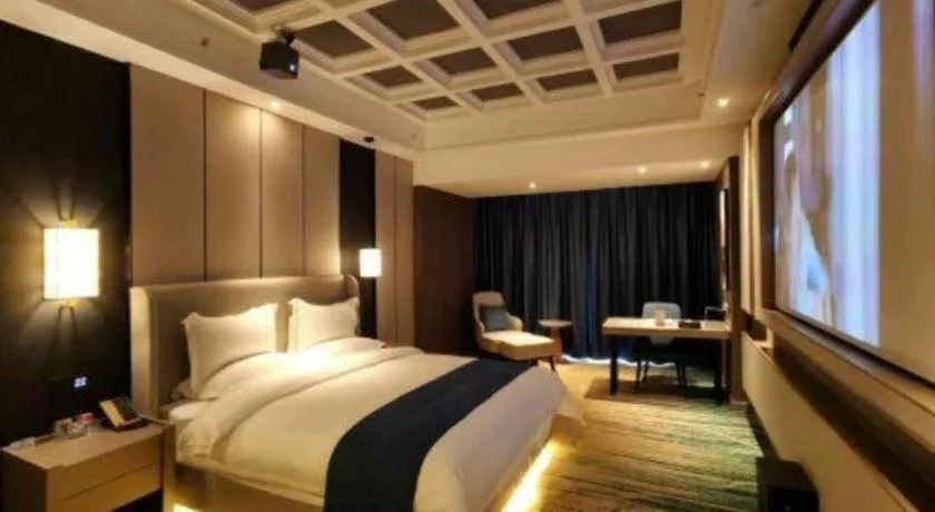 Bed in GreenTree Eastern Hotel Changge Yiwu City