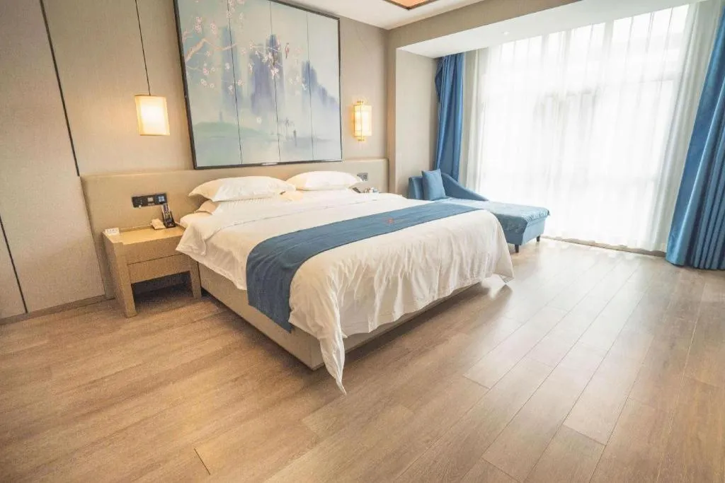 Bed in GreenTree Eastern Hotel Changge Yiwu City