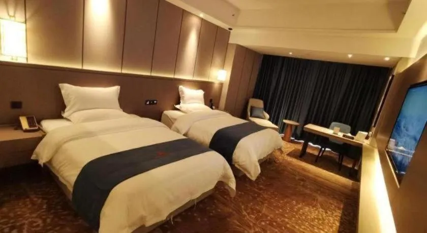 Bed in GreenTree Eastern Hotel Changge Yiwu City